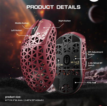 ATTACK SHARK R5 Ultra Carbon Fiber Wireless 8K PAW3950MAX Gaming Mouse