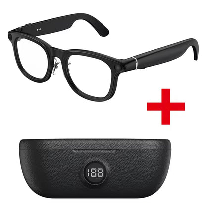 Smart Glasses 8MP Camera with Charging Case