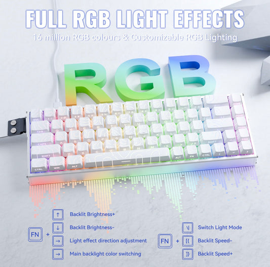 ATTACK SHARK X68MAX HE Rapid Trigger Aluminum Keyboard Magnetic Switch