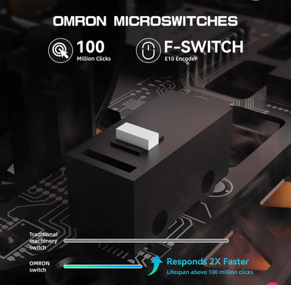 ATTACK SHARK R5 Ultra Carbon Fiber Wireless 8K PAW3950MAX Gaming Mouse