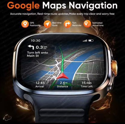 ZeeTec 2.4” AMOLED Smartwatch - SIM, Camera, Apps & Health Monitor