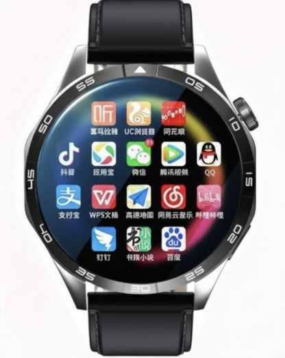 5G Style Smart Watch for Men & Women,1.53” HD screen with 128GB storage,SIM card|Smart Features|WiFi download|learning apps|social entertainment functions|Health Monitoring|NFC Function|Magnetic Charging,Battery up to 7 days, Compatible with IOS & Android