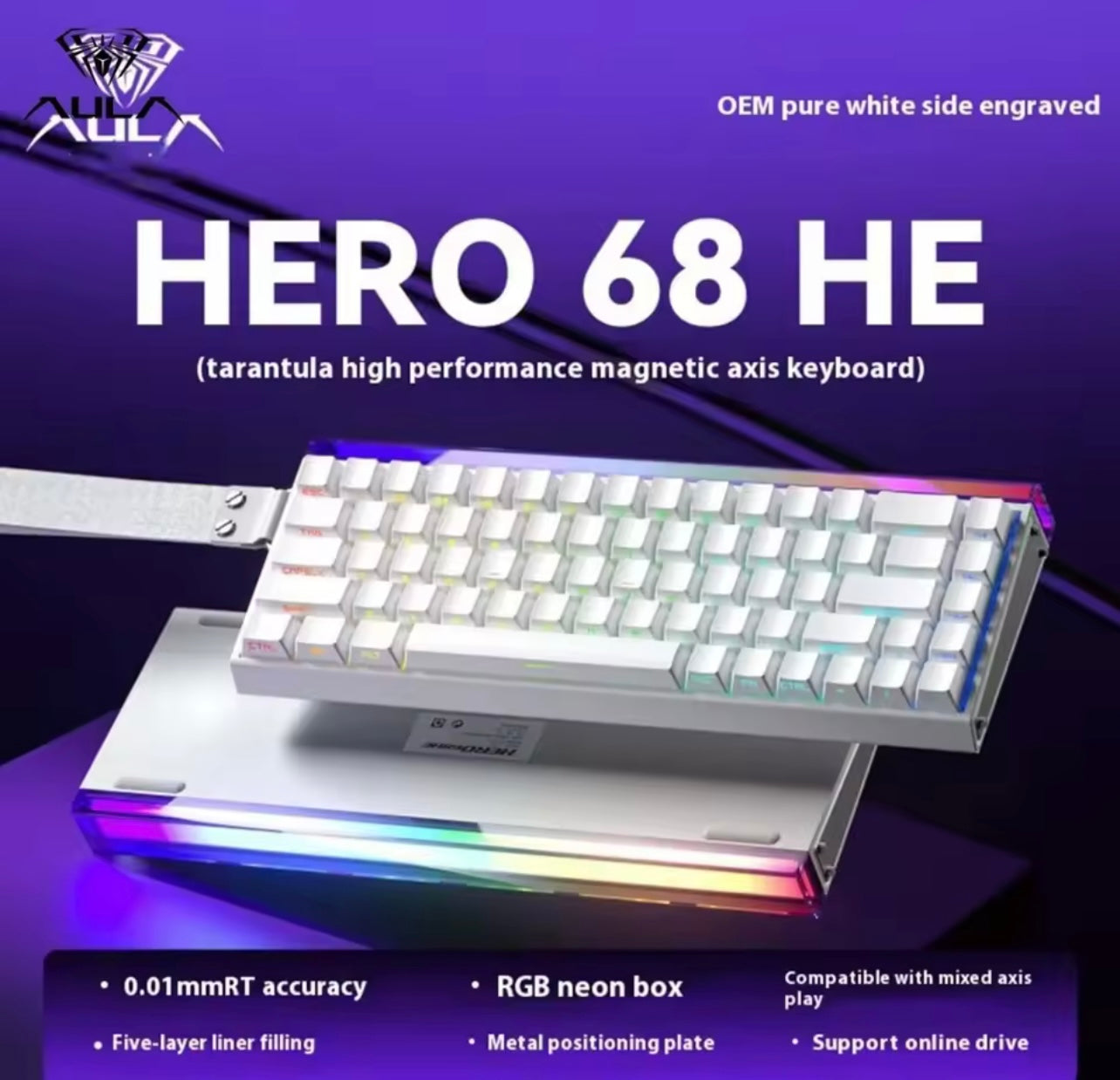 AULA HERO 68 Magnetic Switch Keyboard