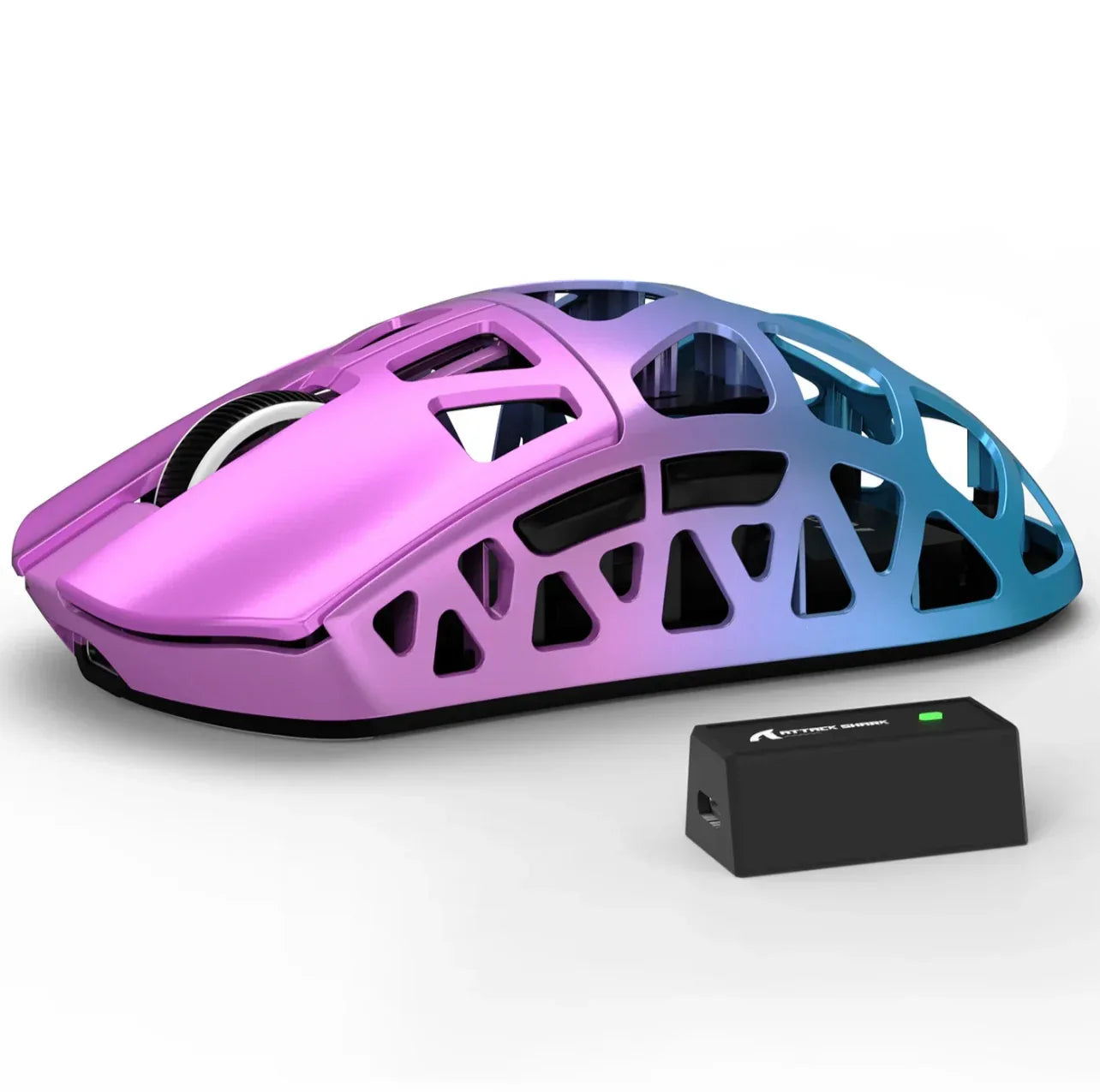 Attack Shark R3 Gaming Mouse - Ultra-Light Magnesium Alloy Build, Tri-Mode Connectivity, 8000Hz Wireless Polling Rate, Advanced PixArt PAW3395 Sensor - ZeeTec Store