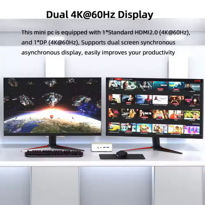 AMD Ryzen 5 6600H Mini PC – Ultra-Compact Power with DDR5 Speed & Thunderbolt 4
