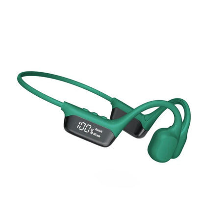 IPX8 Waterproof Bone Conduction Wireless Headphones – 32GB MP3, Swimming & Sport