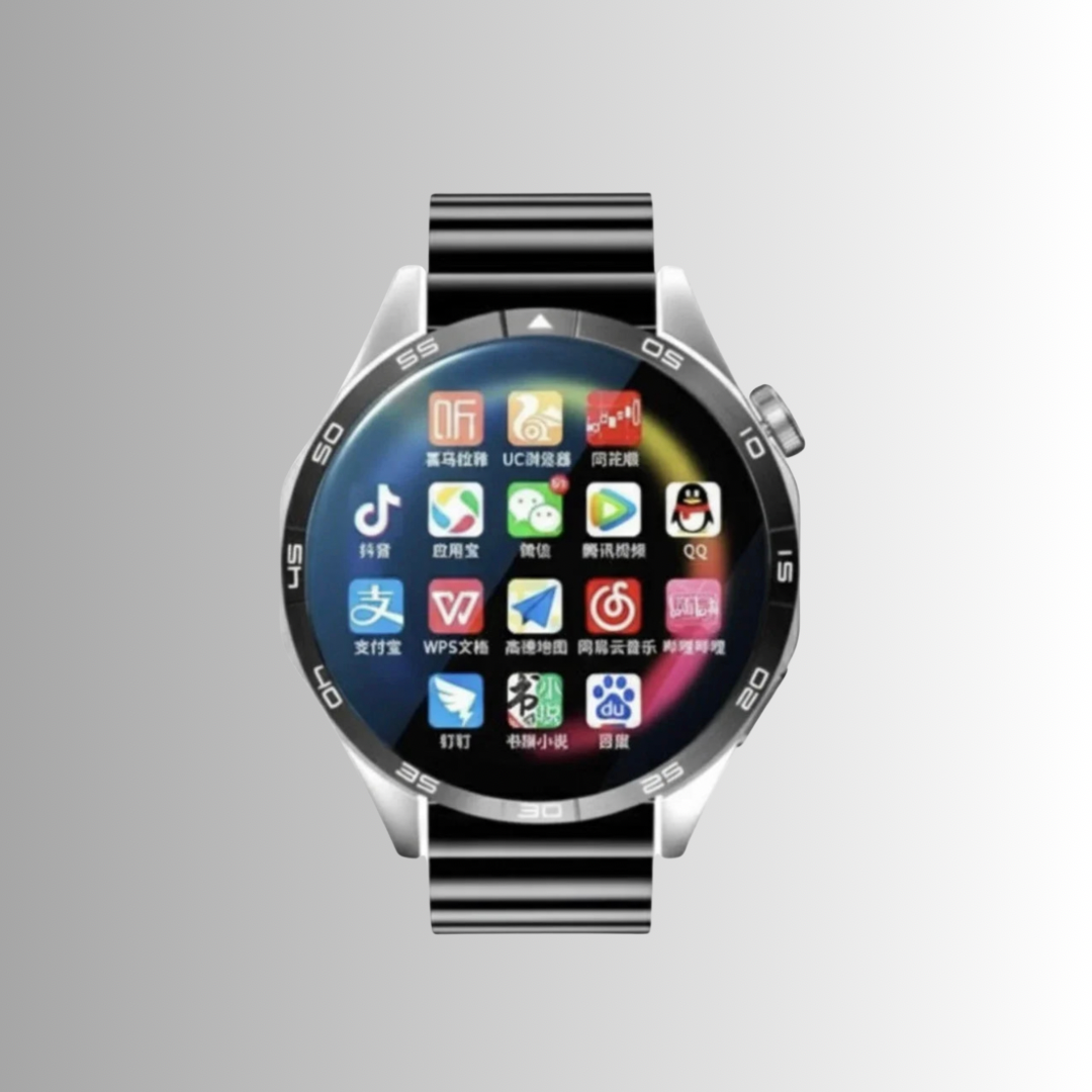 Smart Watch 1.53” HD Screen, 128GB Storage, SIM, Health Monitor, NFC