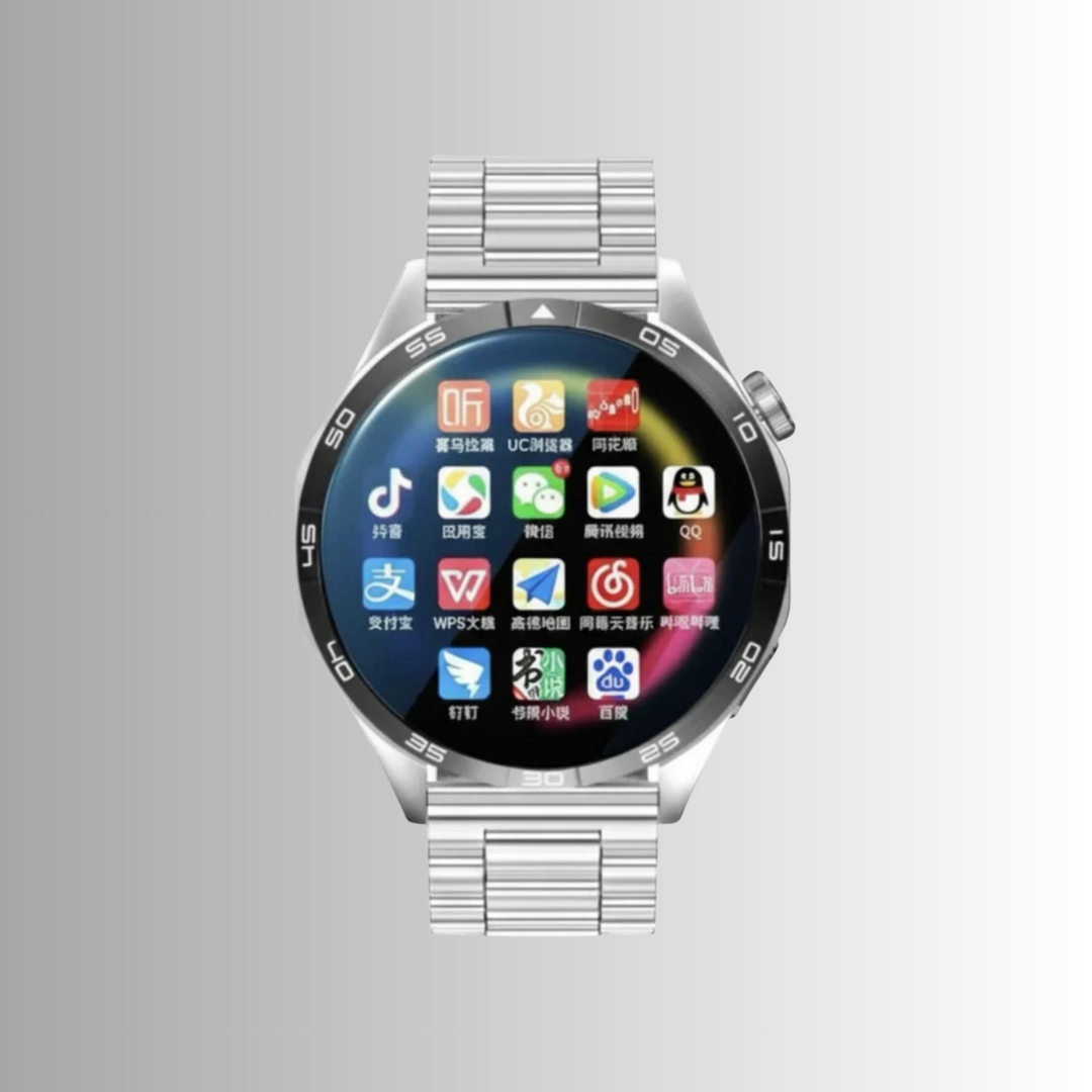 Smart Watch 1.53” HD Screen, 128GB Storage, SIM, Health Monitor, NFC