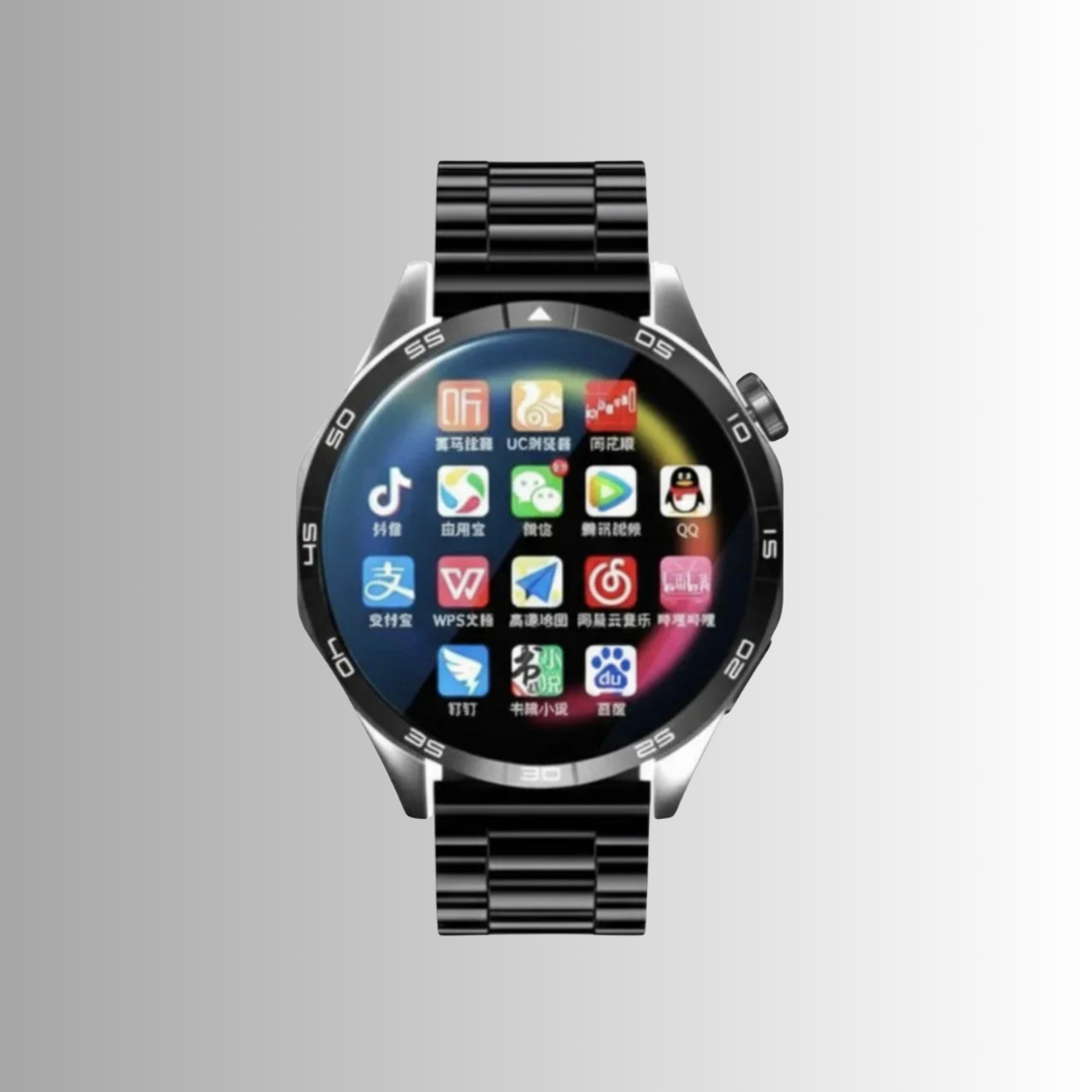 Smart Watch 1.53” HD Screen, 128GB Storage, SIM, Health Monitor, NFC