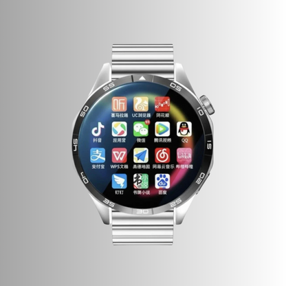 Smart Watch 1.53” HD Screen, 128GB Storage, SIM, Health Monitor, NFC