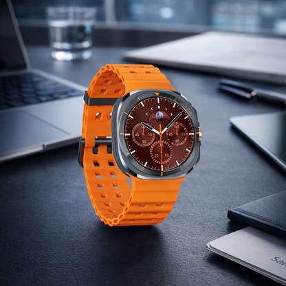 ZeeTec Multifunction Bluetooth Smart Watch AMOLED Health Monitor
