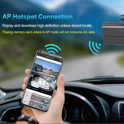 GPS 4G Car Guard Camera with Collision Alarm HD Recorder