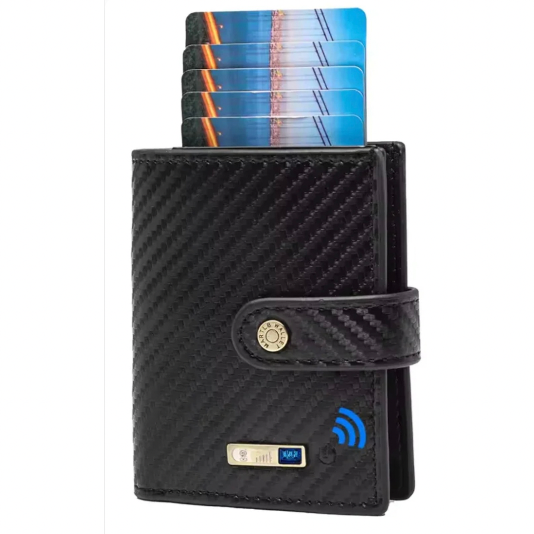 Bluetooth Smart Wallet - Premium Genuine Leather, Anti-Lost & Anti-Theft, Long-Lasting Battery, Works with Android & iOS - ZeeTec Store
