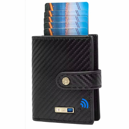 Bluetooth Smart Wallet - Premium Genuine Leather, Anti-Lost & Anti-Theft, Long-Lasting Battery, Works with Android & iOS - ZeeTec Store