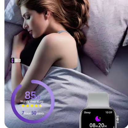 Slim Smart Watch with Bluetooth Call, Activity tracker and Health Monitoring Features - ZeeTec Store