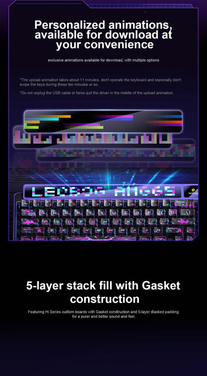 AULA-LEOBOG AMG65 Gasket Mechanical Keyboard