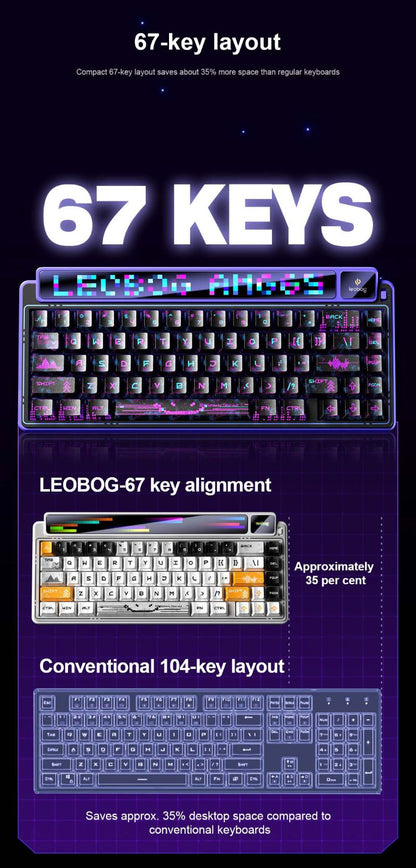 AULA-LEOBOG AMG65 Gasket Mechanical Keyboard