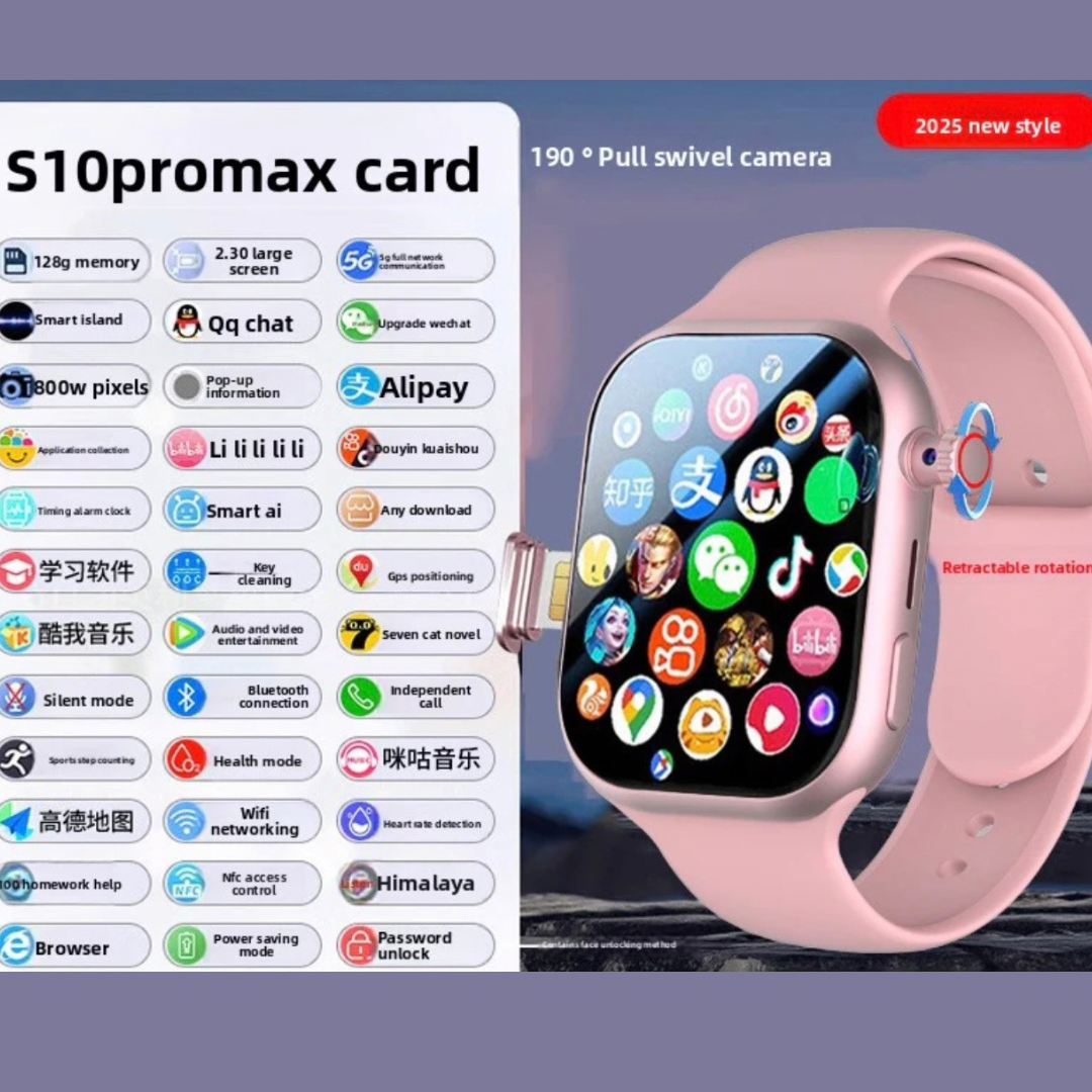 Smart Watch for men & woman, Different screen sizes with storage options, Smart Features|Voice & video calling|GPS positioning|micro chat|class disable mode|NFC & Payment|Magnetic Charging,Battery up to 7 days