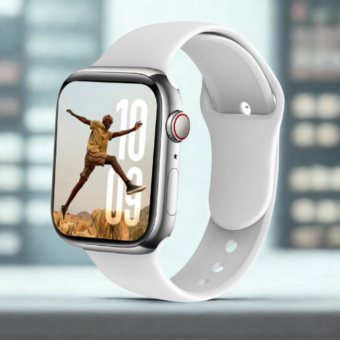 Smart watch for Men & Women,2” IPS HD Full screen Display,Bluetooth make & receive calls|SMS|Apps|Games|Health|NFC|Smart notifications,Long Battery up to 7 days,Durable Design: Lightweight with aluminum alloy case & silicone strap