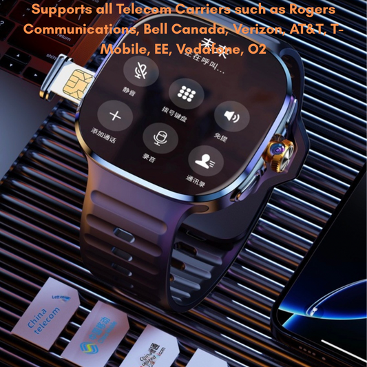 Durable 2.4” AMOLED Smartwatch with All Phone Functions — Guaranteed Quality & Reliability