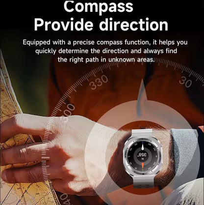 ZeeTec Smart Watch 1.46” HD with Bluetooth Call and Health Monitoring