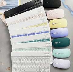 WIRELESS KEYBOARD MOUSE for TABLET ANDROID IOS IPAD RECHARGHABLE SLIM