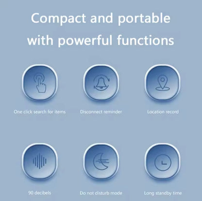 Smart GPS Bluetooth Tracker Key Finder Anti-Lost Device for Pets, Travel & More