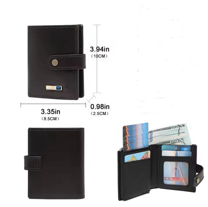 Bluetooth Smart Wallet Finds Phone & Vice Versa | GPS |Anti-Lost, Camera Control