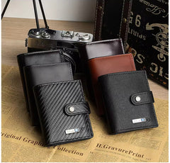 Bluetooth Smart Wallet, Finds Phone & Vice Versa, Premium Material & Design - genuine leather, Smart Anti-Lost & Anti-Theft, Long-Lasting Battery - 20–35 days of usage, Works with Android and iOS