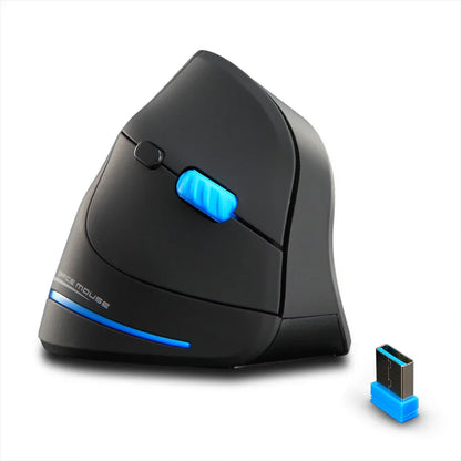 Lefon Wireless Ergonomic Vertical Mouse - USB Rechargeable Optical Mouse 2400DPI for PC Gaming, Windows, Mac, and Laptop - ZeeTec Store