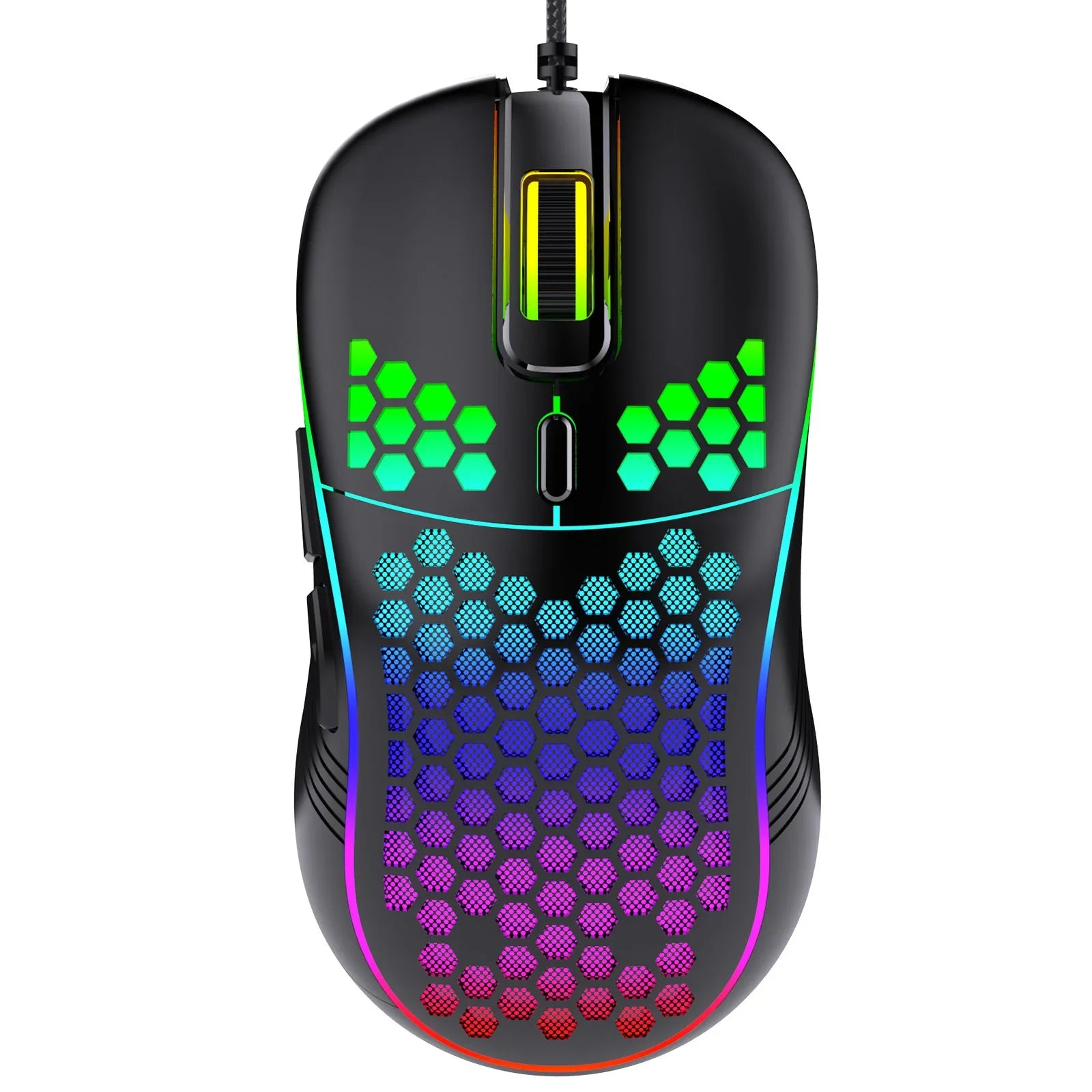 Gaming Mouse 12000 DPI - Wired or Wireless, Lightweight Esports Mouse with 7 Keys and Hollow-Out Light - ZeeTec Store