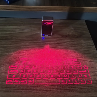 PORTABLE BLUETOOTH KEYBOARD VIRTUAL LASER PROJECTION for PHONE TABLET COMPUTER