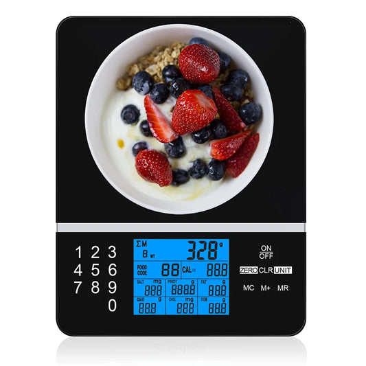 SMART FOOD SCALE CALORIES CONTROL with WEIGHT LOSS NUTRITIONAL CALCULATOR
