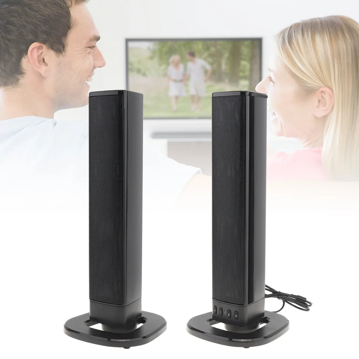 Foldable Split Bluetooth speaker Home Theater 3D Stereo surround Soundbar