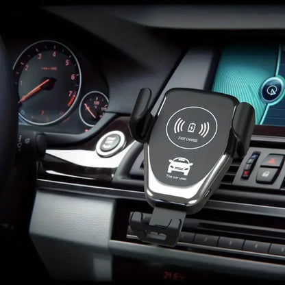 FAST WIRELESS CAR MOBILE PHONE CHARGER HOLDER GRAVITY INDUCTION VENT MOUNT