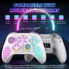 Wireless Gamepad Controller for Xbox One, RGB, Dual Vibration with Six Axis