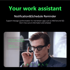 INMO Go smart AR glasses, wireless AI assistant, call / translation / prompter / navigation / Bluetooth speaker