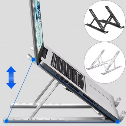 Foldable Laptop Stand Adjustable Portable Notebook Bracket Support Base ABS Holder