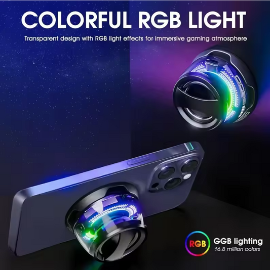 Magnetic Bluetooth Speaker Portable Mini Travel Stereo with RGB Color Light