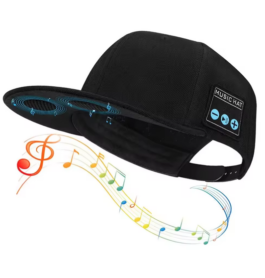 Wireless Bluetooth Music Hat – Baseball Cap with Built-in Headphones, Microphone & Volume Control