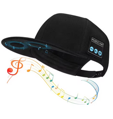 Wireless Bluetooth Music Hat, Baseball Cap, Built-in Headphones Microphone & Volume Control, High-Quality Stereo Sound, Built-in Noise-Cancelling Microphone, Universal Compatibility