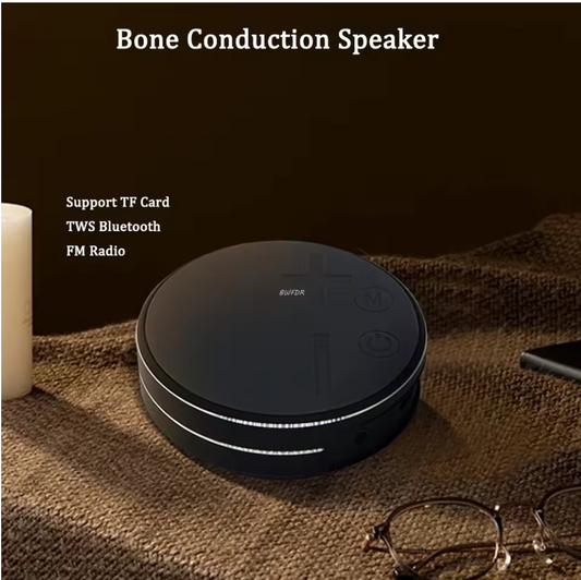 Large Bluetooth TWS Bone Conduction Speaker – Wireless Stereo Audio Box with TF Card Support