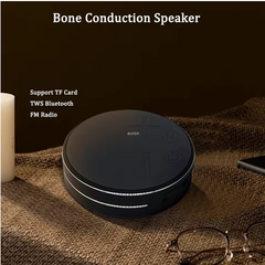 Large Bluetooth TWS Bone Conduction Speaker,TWS Bluetooth Wireless Pairing, Compact & Portable Design, High-Quality Stereo Audio 10W, FM Function & Multi-Mode Playback TF card AUX FM