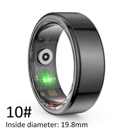 Smart Ring with Multi-Sports Modes – Pedometer, Fitness Tracker, Health Monitoring, IP68 Waterproof, Military-Grade