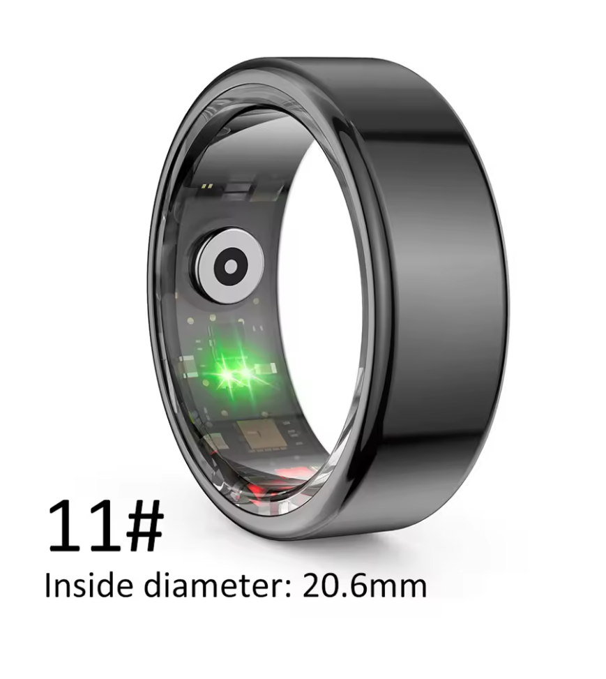 Smart Ring with Multi-Sports Modes – Pedometer, Fitness Tracker, Health Monitoring, IP68 Waterproof, Military-Grade