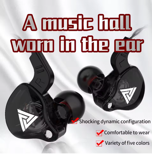 3.5mm Wired Earphones – HiFi Sound Quality Gaming Headset with Bass Earbuds