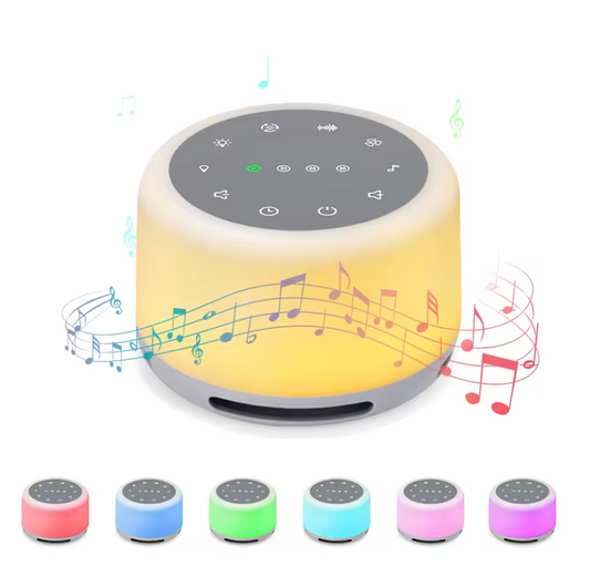 Portable White Noise Sleep Machine – 18 Soothing Sounds, Timer 15/30/60min