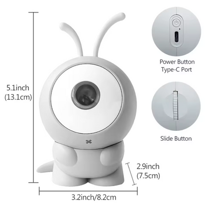 Rechargeable Galaxy Projector Lamp 6-in-1 | LED Starry Sky, Planetarium & Rotating Constellation Night Light Decor