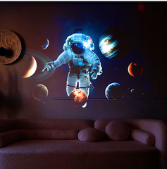 Rechargeable Galaxy Projector Lamp 6-in-1 | LED Starry Sky, Planetarium & Rotating Constellation Night Light Decor