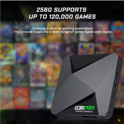 G36 Pro Retro Video Game Console with 120,000+ Games | PS1, GBA, MD, CPS Support & Gamepad - The Ultimate Super Console Gift for Kids & Families - ZeeTec Store